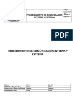 (Anexo) Procedimiento de Comunicacion I y e - La Monita