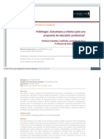 Politologos Subcampos y Criterios para Una Propuesta de Educación Profesional Redalyc