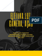Amarelo Preto e Branco Cinema Real Filme Noite Panfleto