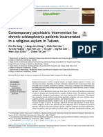 Contemporary Psychiatric Intervention For Chronic Schizophrenia Patients Incarcerated in A Religious Asylum in Taiwan