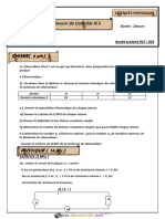 Devoir de Contrôle N°2 - Sciences Physiques - 2ème Informatique (2017-2018) MR Khedimi Sami