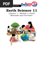 Earth Science 11: Quarter 1 - Module 2: Earth Materials and Processes