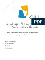 School of Natural Resourses Engineering and Management Energy Engineering Department