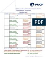 Cronograma Mantenimiento 2021-2