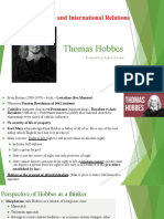 Political Science and International Relations: Thomas Hobbes