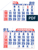 Calendario 2020