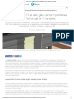 Moldura de EPS É Solução Contemporânea para Fachadas e Interiores - Grupo Isorecort - AECweb