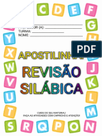 1º e 2º Ano Reforço Apostila Revisão Silábica