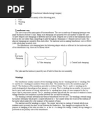 Transformer Manufacturing Process Flowchart | PDF | Transformer ...