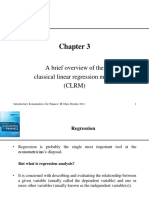 A Brief Overview of The Classical Linear Regression Model (CLRM)
