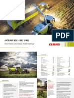 JAGUAR 930 - 980 (498) : Information and Basic Field Settings