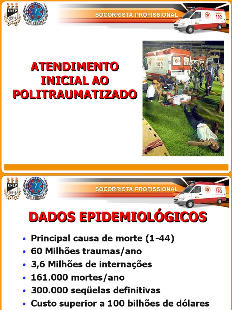 Atendimento ao Politraumatizado: Guia Prático | PDF | Coração ...