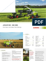 JAGUAR 830 - 880 (496) : Information and Basic Field Settings