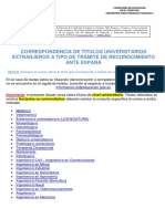 Correspondencias de t Tulo a Tr Mite de Reconocimiento Espa Ol (1)