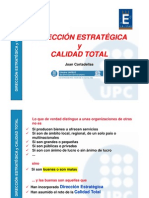 Direccion Estratégica y Calidad Total