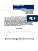 MUSI 491-001 Fretboard Harmony: Instructor: Felipe Vargas Magdaleno E-Mail: Vargaslf@uwec - Edu Phone: 715-836-3633