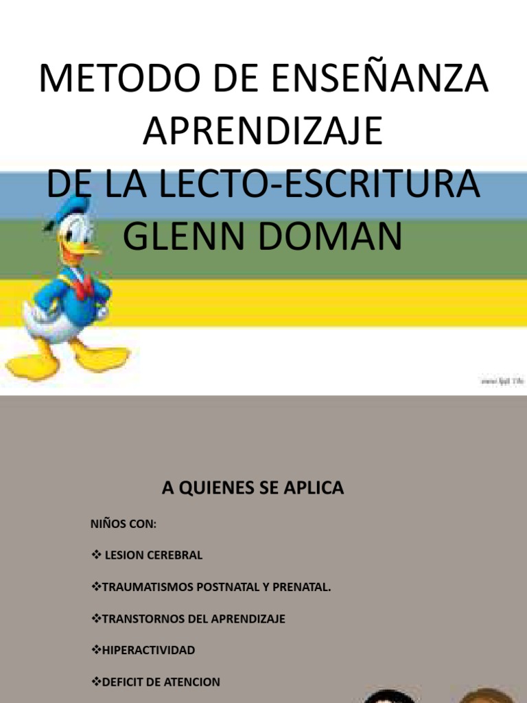 Metodo Glenn Doman | Descargar gratis PDF | Desorden hiperactivo y ...