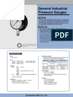 General Industrial Pressure Gauges: Outline