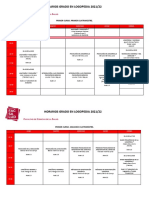 Horarios - Grado en Logopedia - 19-07-21