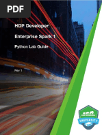 HDP Developer-Enterprise Spark 1-Python Lab Guide-Rev 1