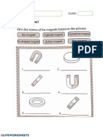 Shapes of Magnet: Name: Class