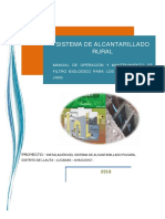 13.4 Manual de Operacion de Filtro Biologico