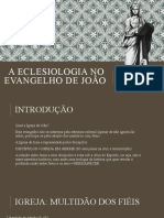 A Eclesiologia No Evangelho de João2.0
