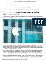 Apple - Un Vendedor de Clase Mundial - Logística - Apuntes Empresariales - ESAN