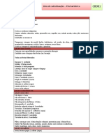 Lista de Substituicao Pos Bariatrica 30 Dias