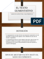 El Texto Argumentativo