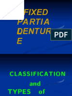 Fixed Partia L Dentur E