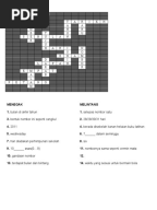 Teka Silang Kata Matematik Tahap 1 2 Soalan1