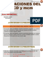 2sec Aritmética Aplic MCD y MCM