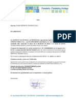 Carta W.L.R. A Flash Servicio Tecnico S.A.C.