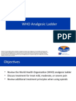 WHO Analgesic Ladder