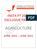 Insta PT 2021 Exclusive Part-2: Agriculture
