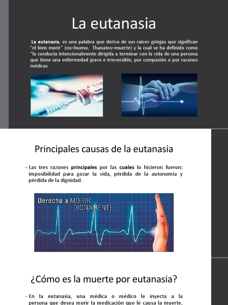 Eutanasia y Distanasia: Conceptos Clave | PDF | Etica Aplicada | Medicina