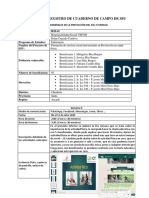 Modelo de Cuaderno de Campo II Unidad