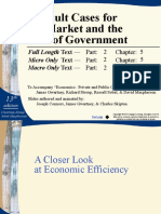 Difficult Cases For The Market and The Role of Government: Full Length Text - Micro Only Text - Macro Only Text - Part