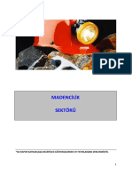 Madencilik Sektörü: Bu Rapor Kaynakçada Belirtilen Göstergelerden Ve Yayinlardan Derlenmiştir