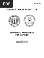 0210B Terrorism Awareness For Marines