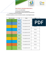 Agenda de Conversatorio