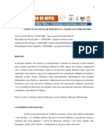 A Educação Escolar Indígena e A Legislação Brasileira - 1 Coloquio Neped