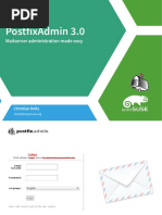 Postfixadmin 3.0: Mailserver Administration Made Easy