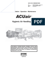 Hygienic Air Handling Units: Installation - Operation - Maintenance