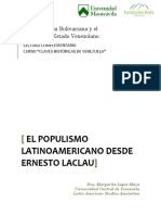 Margarita López Maya. El Populismo Latinoamericano