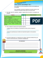 Evaluamos Nuestros Aprendizajes: Criterios