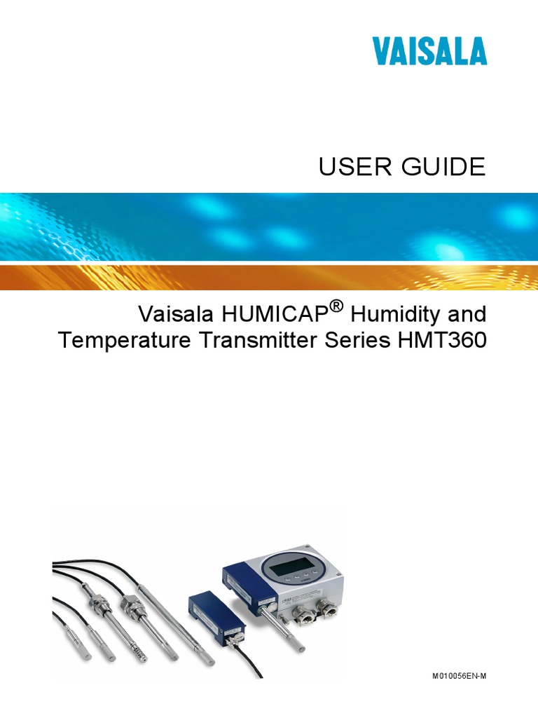 Vaisala HMT360 User Guide in English M010056EN | PDF | Electrostatic ...