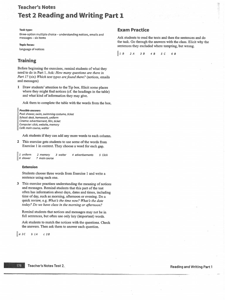Answers Test 2 | PDF