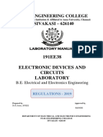 191EE38 EDC Lab Manual